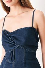Load image into Gallery viewer, Twistline Denim Top
