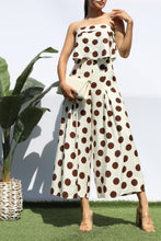 Load image into Gallery viewer, Cappuccino Dots Jumpsuit
