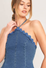 Load image into Gallery viewer, Ric-Rac Denim Top
