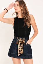 Load image into Gallery viewer, Wild Side Denim Skort
