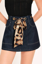 Load image into Gallery viewer, Wild Side Denim Skort
