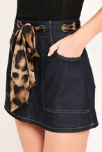 Load image into Gallery viewer, Wild Side Denim Skort
