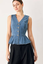 Load image into Gallery viewer, Brixton Denim Vest

