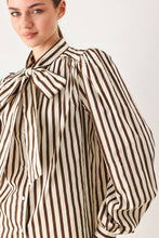 Load image into Gallery viewer, Caramel Ribbon Blouse
