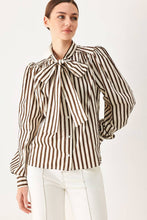 Load image into Gallery viewer, Caramel Ribbon Blouse
