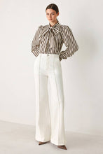 Load image into Gallery viewer, Caramel Ribbon Blouse
