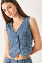 Load image into Gallery viewer, Prescott Denim Vest
