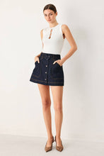Load image into Gallery viewer, Indigo Buckle Skort
