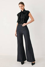 Load image into Gallery viewer, Bowlicious Black Blouse
