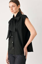 Load image into Gallery viewer, Bowlicious Black Blouse

