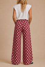 Load image into Gallery viewer, Merlot Dot Pants
