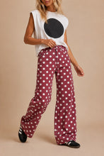 Load image into Gallery viewer, Merlot Dot Pants

