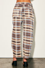 Load image into Gallery viewer, Retro Check Barrel Pants
