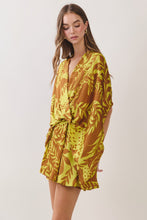 Load image into Gallery viewer, Lime Jungle Caftan

