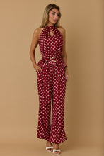 Load image into Gallery viewer, Red Velvet Polka Set
