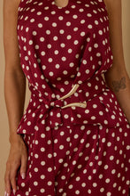 Load image into Gallery viewer, Red Velvet Polka Set
