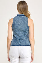 Load image into Gallery viewer, Denim Lotus Top
