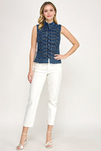 Load image into Gallery viewer, Denim Cavalier Vest
