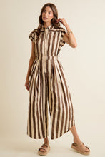 Load image into Gallery viewer, Chocolatina Stripe Jumpsuit
