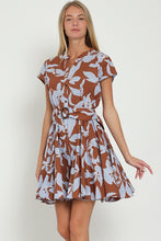Load image into Gallery viewer, Retro bloom shift dress
