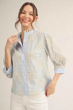 Load image into Gallery viewer, Blue Petalia Top
