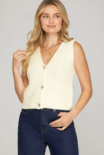 Load image into Gallery viewer, Shell Kiss Sweater Vest
