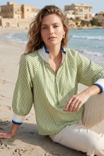 Load image into Gallery viewer, Varsity Green Top
