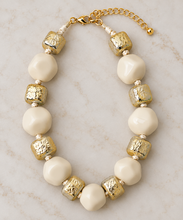 Load image into Gallery viewer, Golden Pebble Necklace
