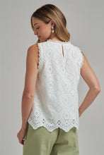 Load image into Gallery viewer, Magnolia Eyelet Top
