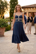 Load image into Gallery viewer, Navy Society Midi
