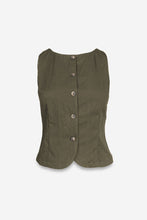 Load image into Gallery viewer, Olive Curve Vest
