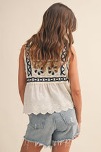 Load image into Gallery viewer, Porto Eyelet Top
