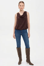 Load image into Gallery viewer, Coffee Draped Top
