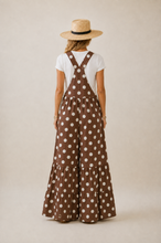 Load image into Gallery viewer, Brownie Dot Overall
