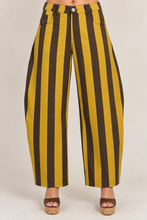 Load image into Gallery viewer, Golden Stripe Barrel Pants
