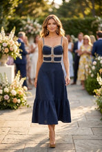 Load image into Gallery viewer, Navy Society Midi
