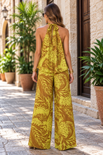 Load image into Gallery viewer, Lime Jungle Halter Top
