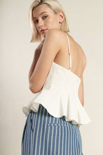 Load image into Gallery viewer, Pearl Peplum Top
