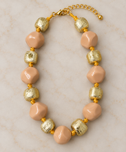 Load image into Gallery viewer, Golden Pebble Necklace
