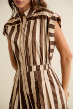 Load image into Gallery viewer, Chocolatina Stripe Jumpsuit
