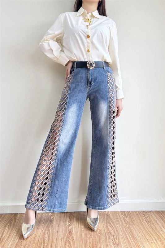 Bronze Net Denim