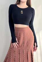 Load image into Gallery viewer, Gilded Lace Maxi Skirt
