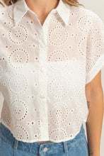 Load image into Gallery viewer, Solara Eyelet Top
