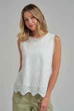 Load image into Gallery viewer, Magnolia Eyelet Top
