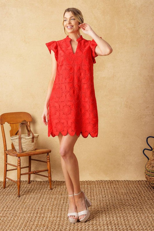 Flor Roja Dress
