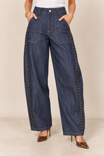 Load image into Gallery viewer, Stud Track Denim.
