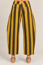 Load image into Gallery viewer, Golden Stripe Barrel Pants
