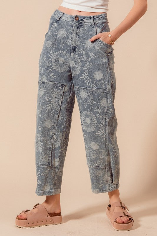 Flora Fade Denim