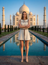 Load image into Gallery viewer, Caramel Edge Romper
