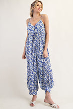 Load image into Gallery viewer, Flora Sky Jumpsuit
